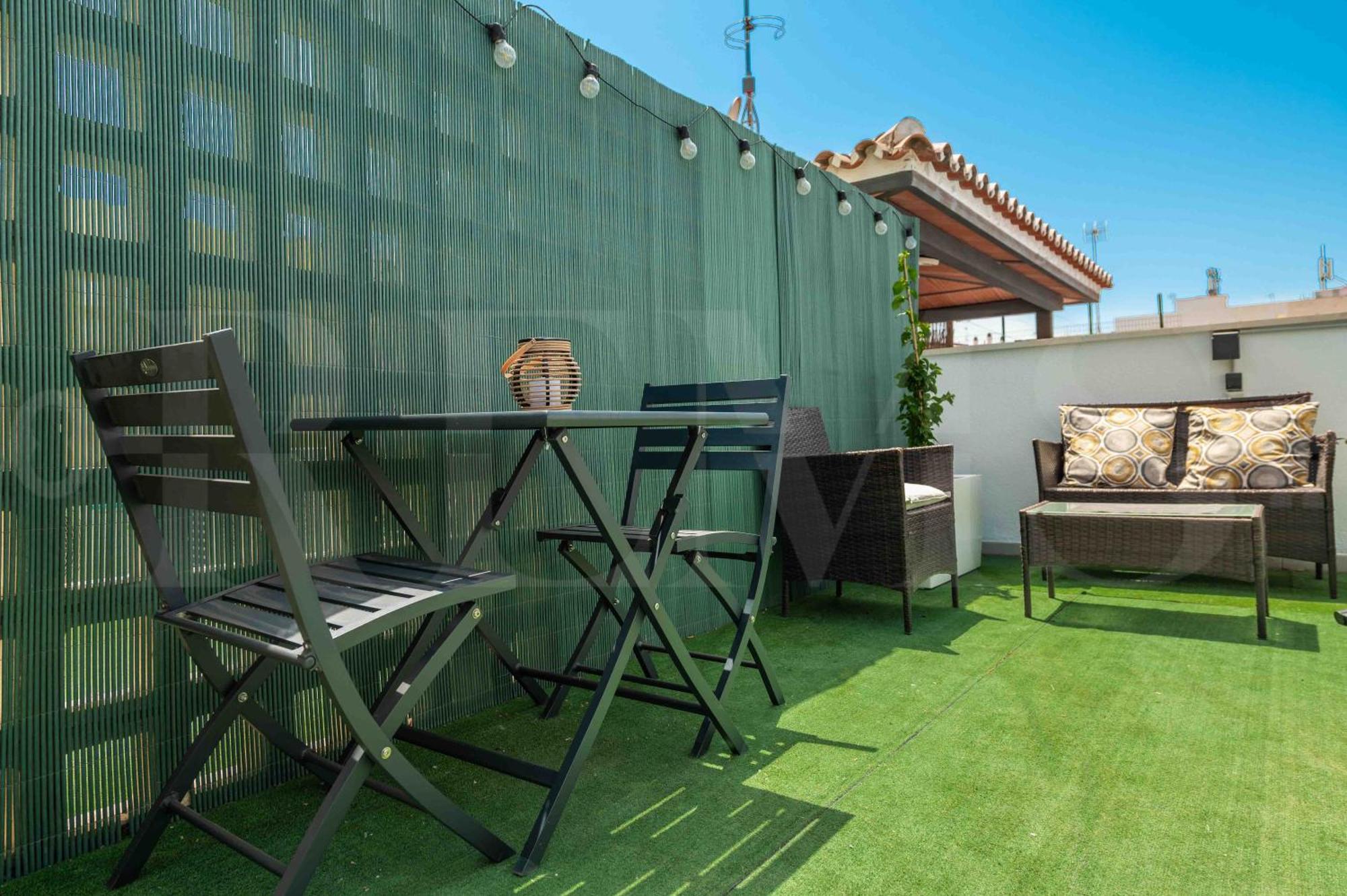 Modern Studio With Private Rooftop Terrace By Rems Malaga Exterior photo