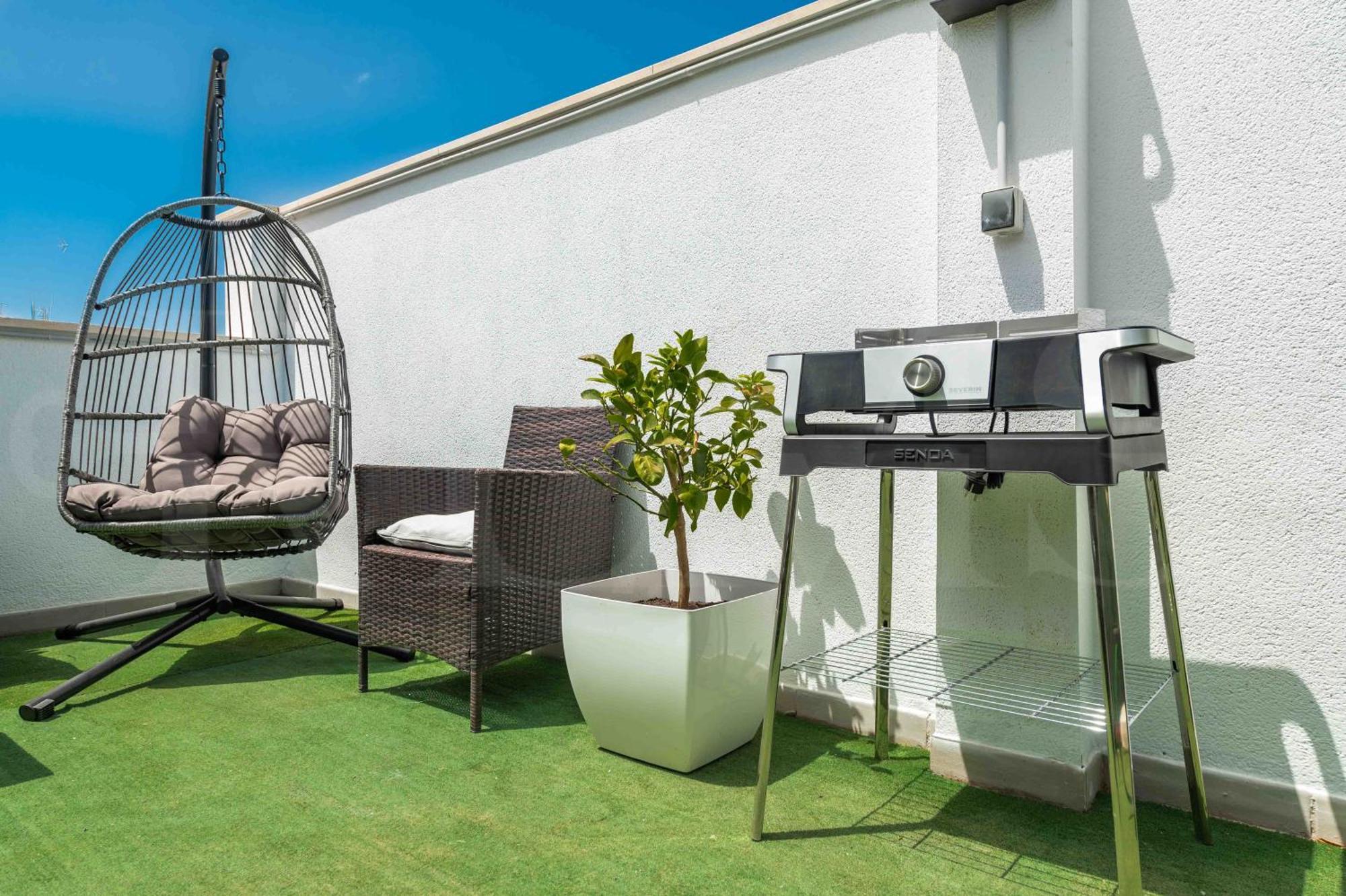 Modern Studio With Private Rooftop Terrace By Rems Malaga Exterior photo